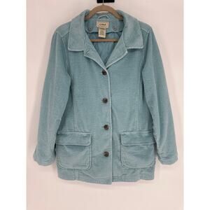 Vintage L.L. BEAN Women’s Barn Corduroy Button Down Removable Lining Jacket